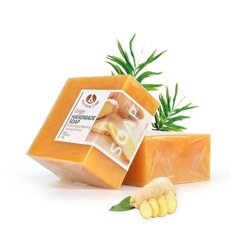 Alltimecare Twin Natural Organic Bar Face Skin Whitening Seamoss Handmade Brightening Honey Herbal Turmeric Soap