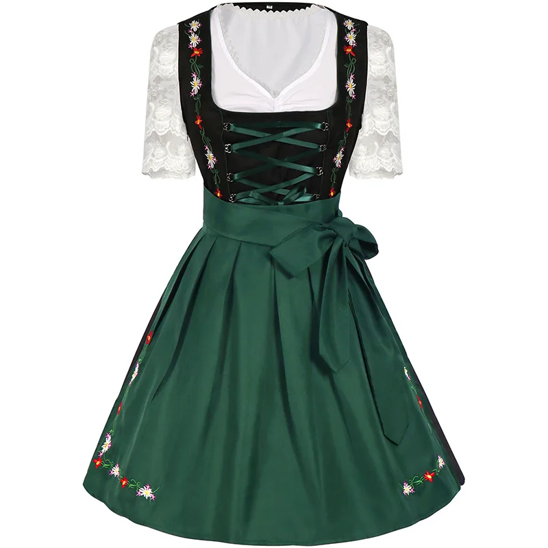 Oktoberfest Costumes Women Dirndl Dress Traditional Beer Girl Costume Cosplay Carnival Party Dresses Vestidos