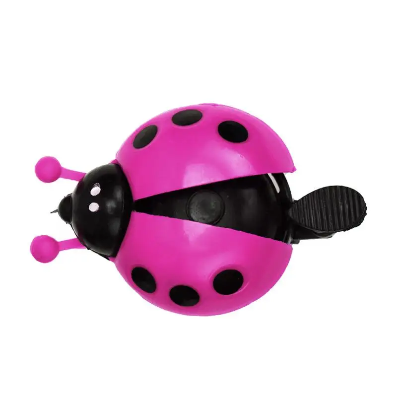 Beetle Mini Cartoon Ladybug Ring Bicycle Riding Cute Bull Horn Bell Bicycle Ring Loud and Crispy