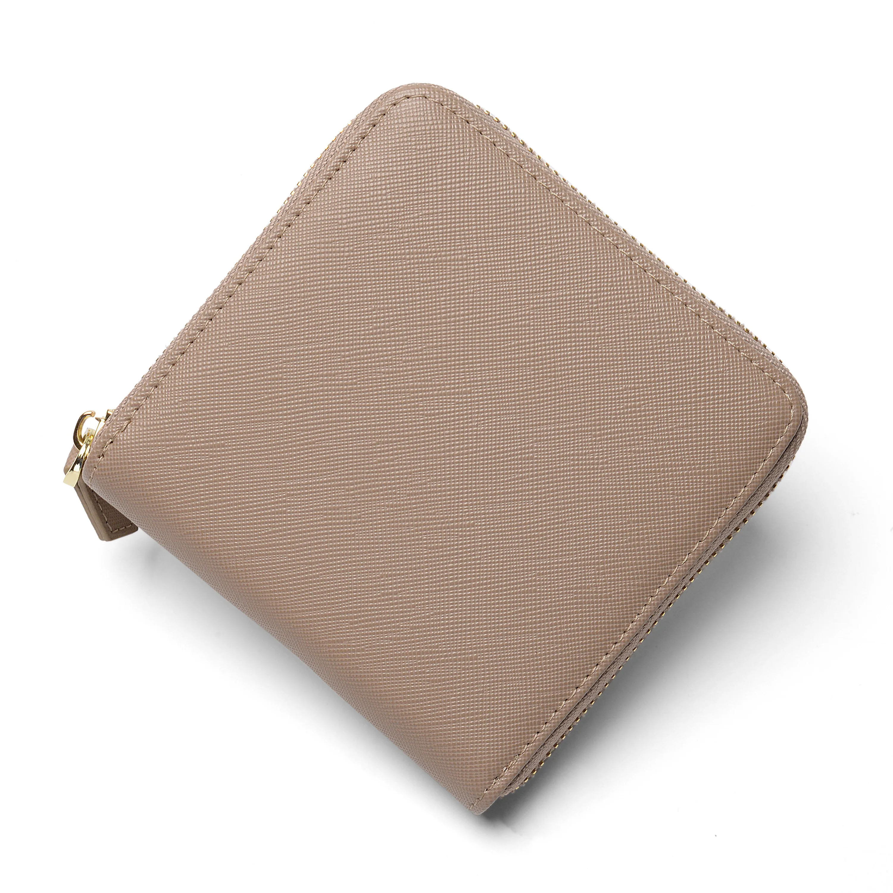 Premium Saffiano PU Leather Travel Jewelry Case With Logo Custom Square Lady jewelry storage Case