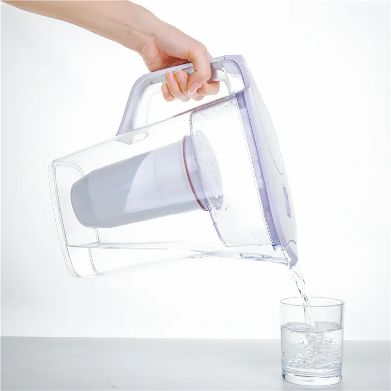 China Factory 0 TDS 5-Stage Filtration System Water Filter Pitcher with Water Quality Meter