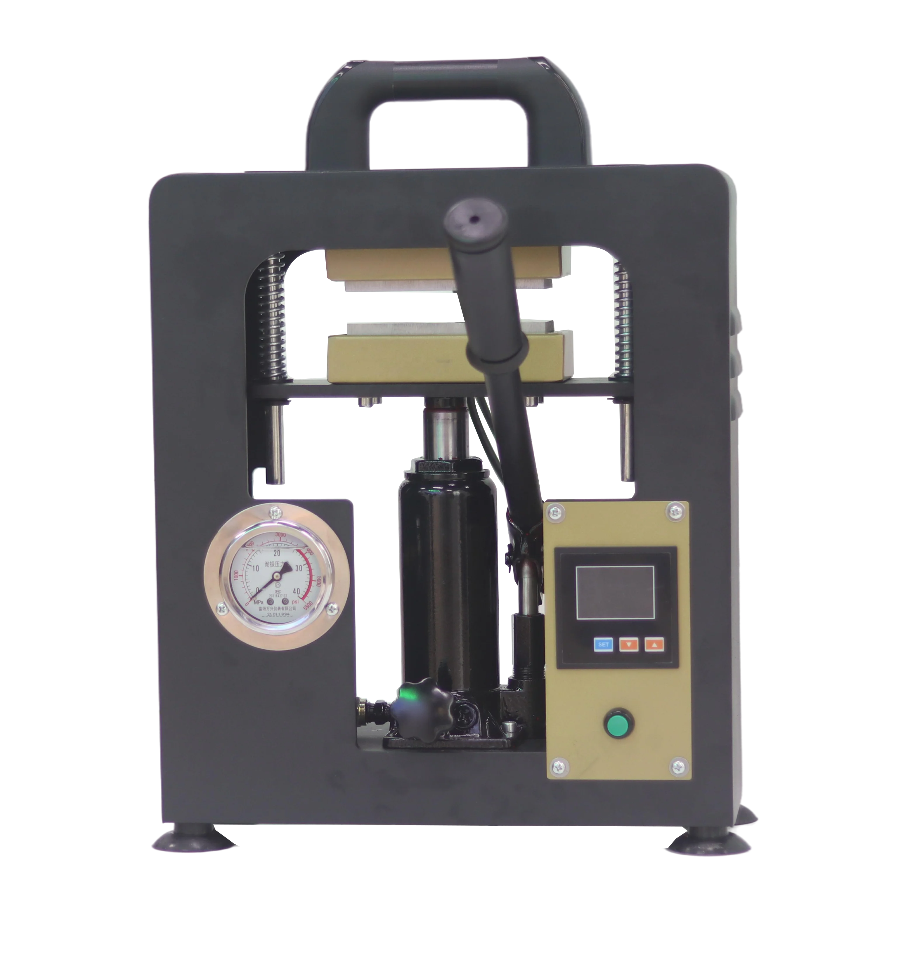 Manual Hydraulic Heat Press Machine dual heating platen Press Machine 10 Ton  Press