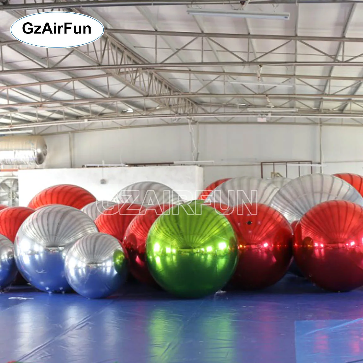 Factory Wholesale Price Advertising Event Decoration Metal Ball Mirror Big Shiny Inflatable Balls for Sale