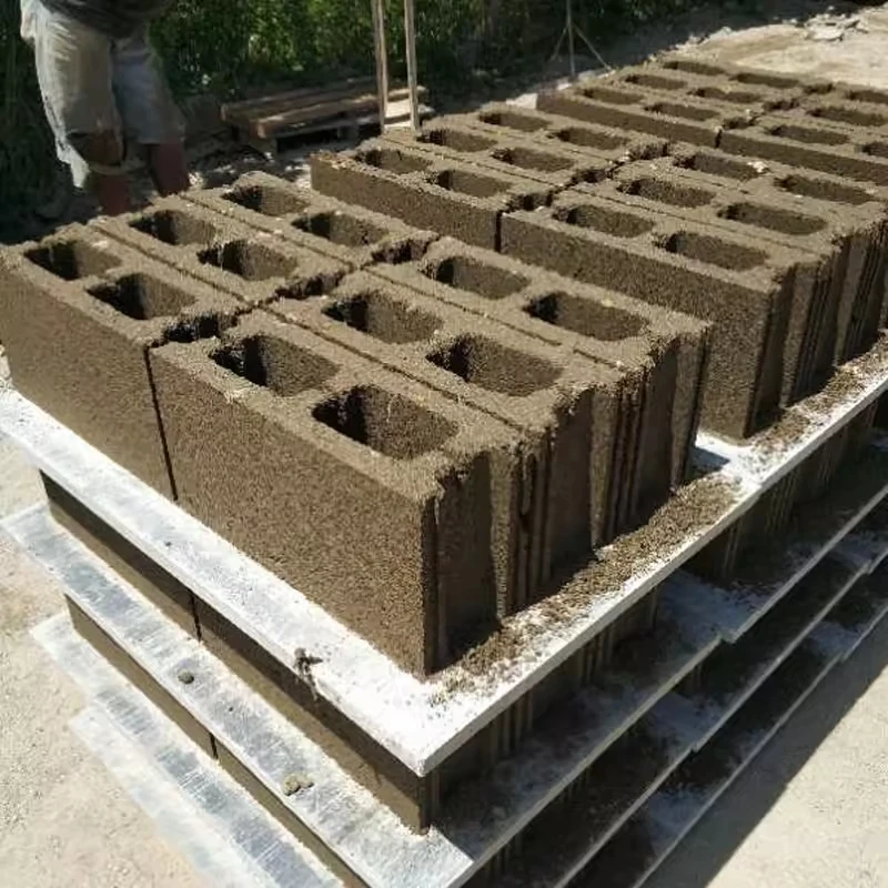 LONTA QT4-20 Full Automatic interlock hollow paver mould cement concrete brick block making machine in angola gabon liberia