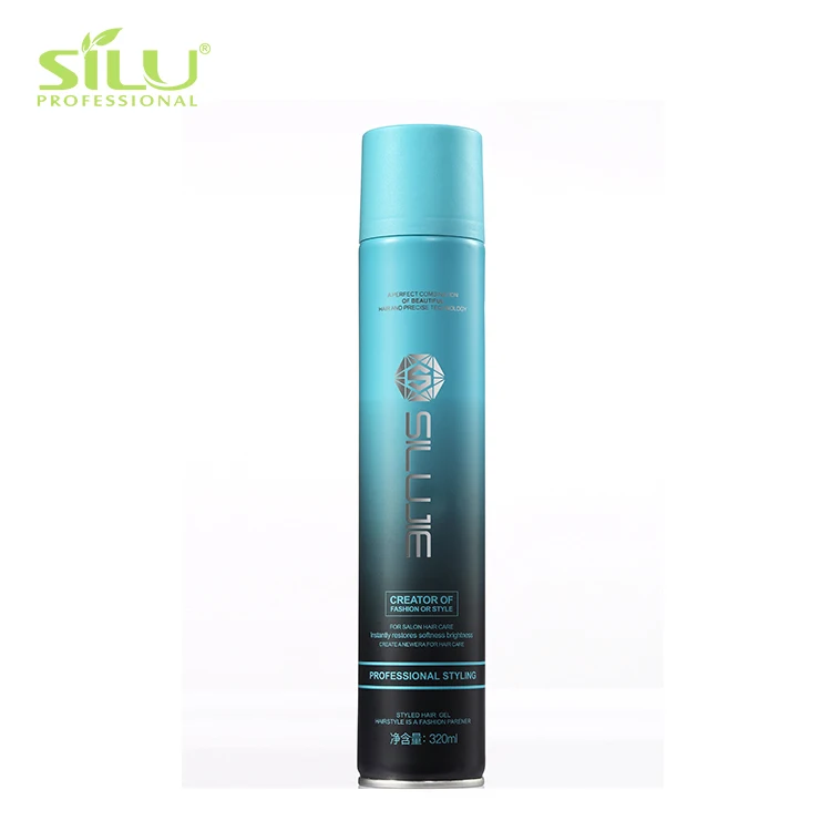 Private label fashion hair style styling gel strong hold organic moisturizing hair spray with a strong stereotype formula