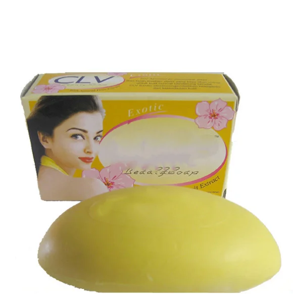 Factory Direct Sales customized can add logo Whitening bath soap with natural fruit