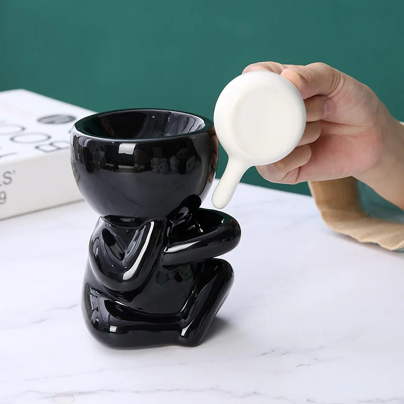 Essential Oil Burner Ceramic Non Electric Wax Melt Burners Candle Tealight Wax Candle Tart Warmer Diffuser Aroma Oil Burner