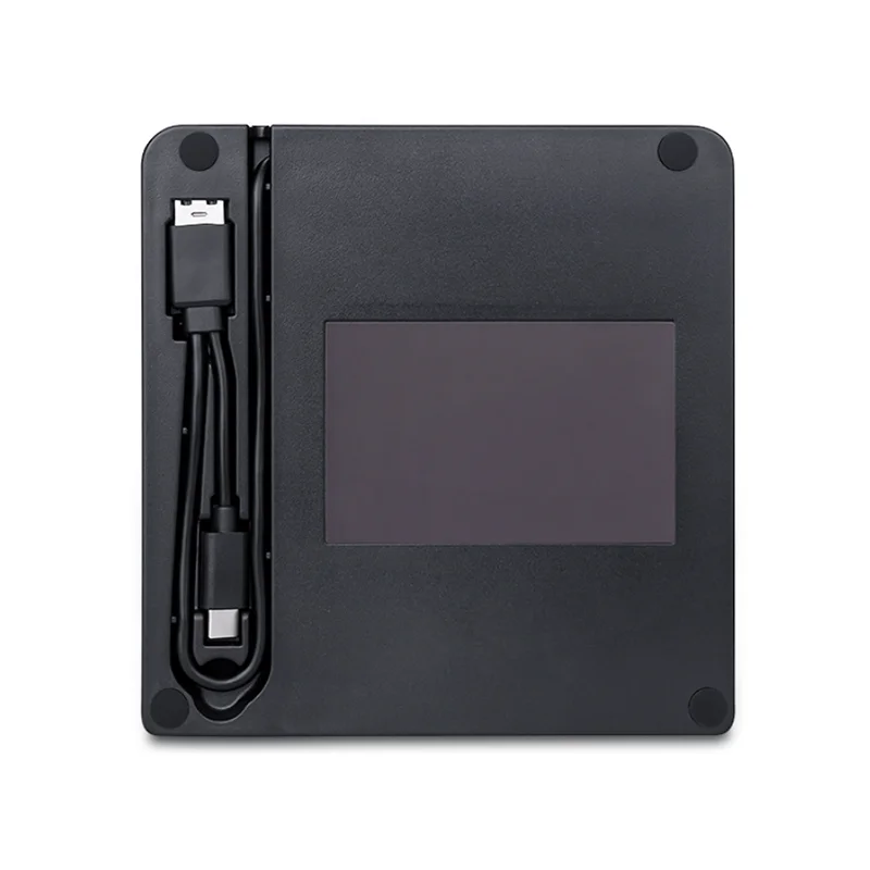 Портативная высокоскоростная USB-C & USB 3 0 компакт-дисков (CD/DVD читатель писатель внешний Дисковод DVD для портативных ПК настольных компьютеров