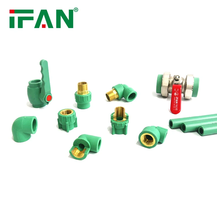 IFANPlus ISO 15874 Factory Outlet Water Tube Accessories Supplies Green Plumbing Fittings Plastic Pipe Fittings PPR