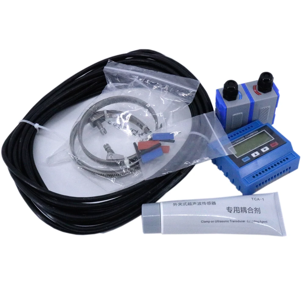 TUF-2000M-TM-1 Digital Ultrasonic Flowmeter Flow Meter Range DN50mm-DN700mm Module Flow Meters with TM-1 Standard Transducer