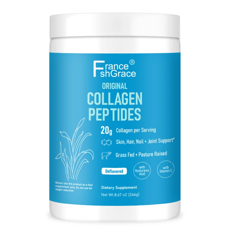 Healthy Gluten Free Hydrolyzed Bone Hair Proteins Marine Fish Multi Collagen Peptides Powder