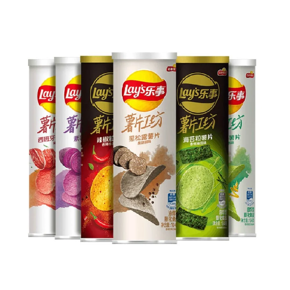 Закуски оптом Китай закуски экзотические Чипсы откладывают картофельные чипсы