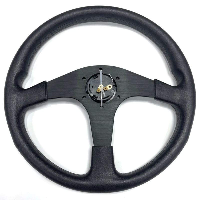 Mugen Power Steering Wheel For Universal 14inch/350mm Sports Racing Car Steering Wheel Black PU