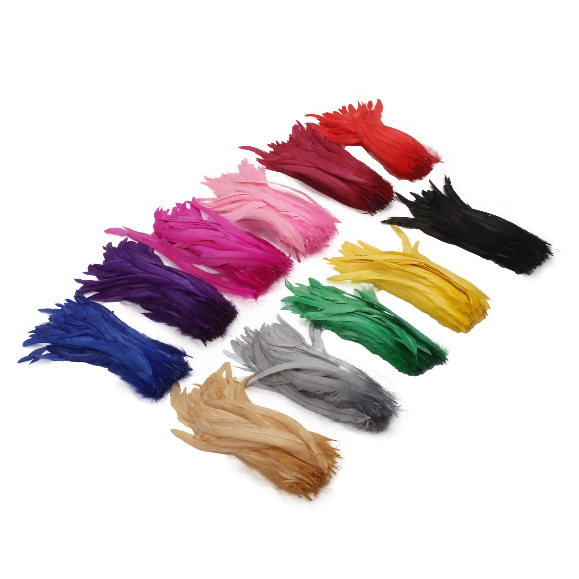 Wholesale Various Size Rooster Coque Tail Feather for Costume Decoration