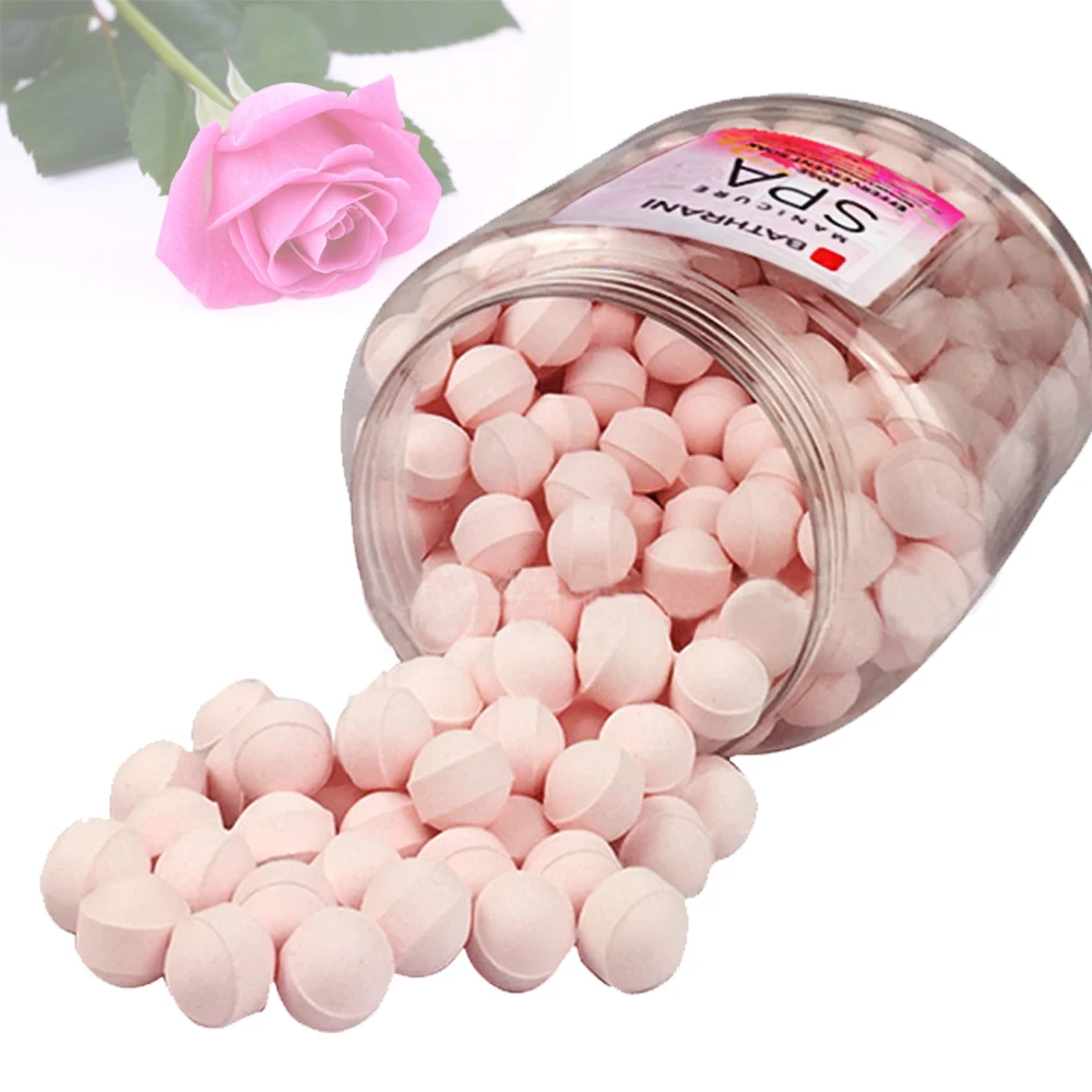 Manicure Care Bath Fizzy Ball With Rose Oil Mini Bath Bomb For Hand SPA