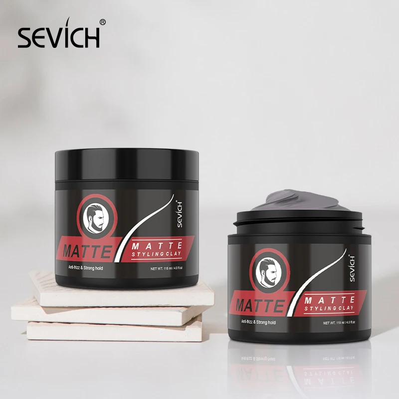 Private Label Customized Strong Hold Waterproof Edge Control Gel Matte Hair Styling Pomade Wax For Men