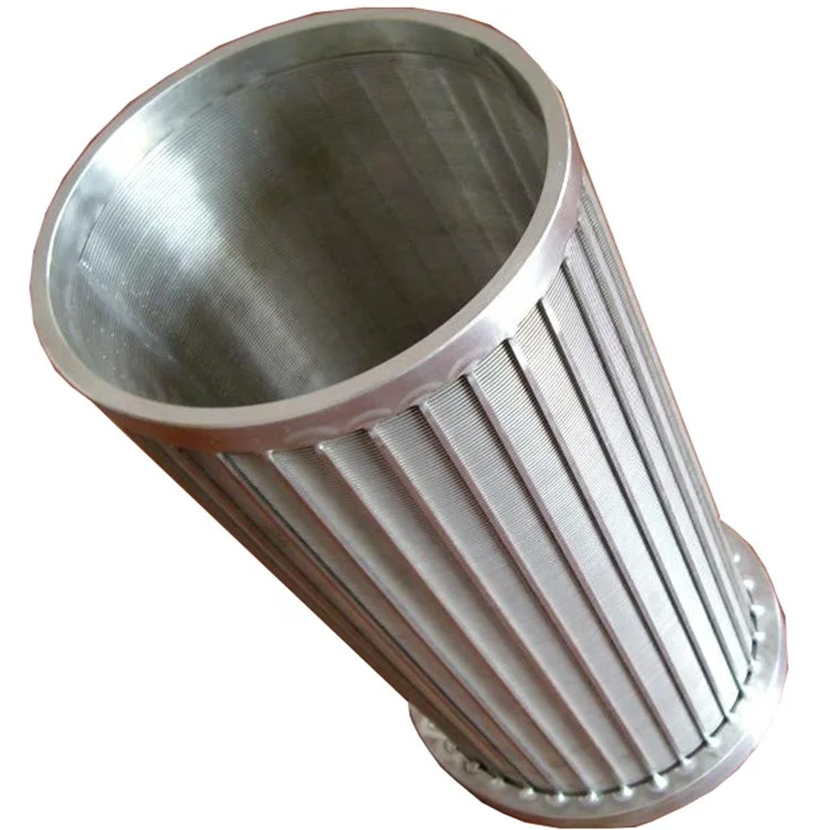rotary drum screen filter stainless steel wedge wire automatic self cleaning filter