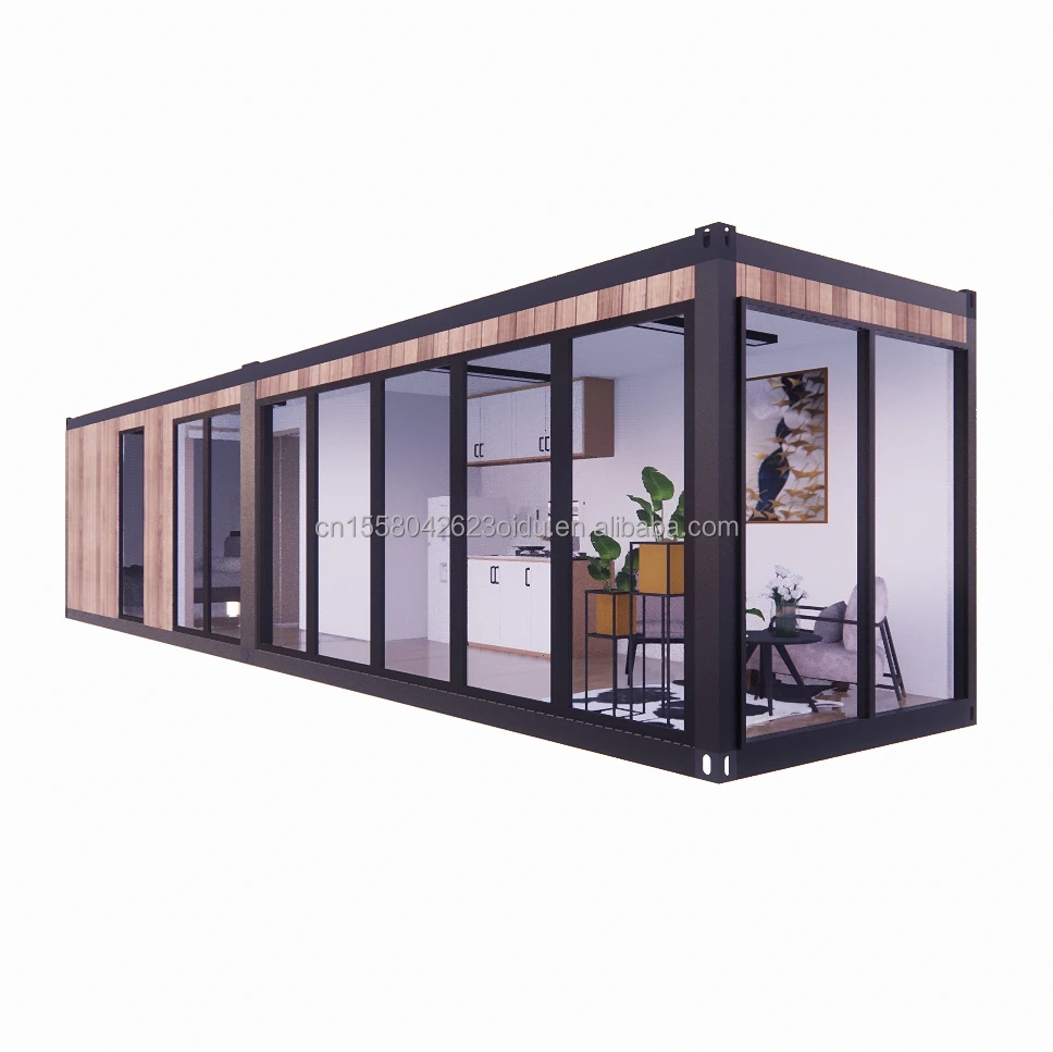 EU Modern Wooden Prefabricated Houses Flat Packaging Container for Resort Hotel Prefabricated Homes