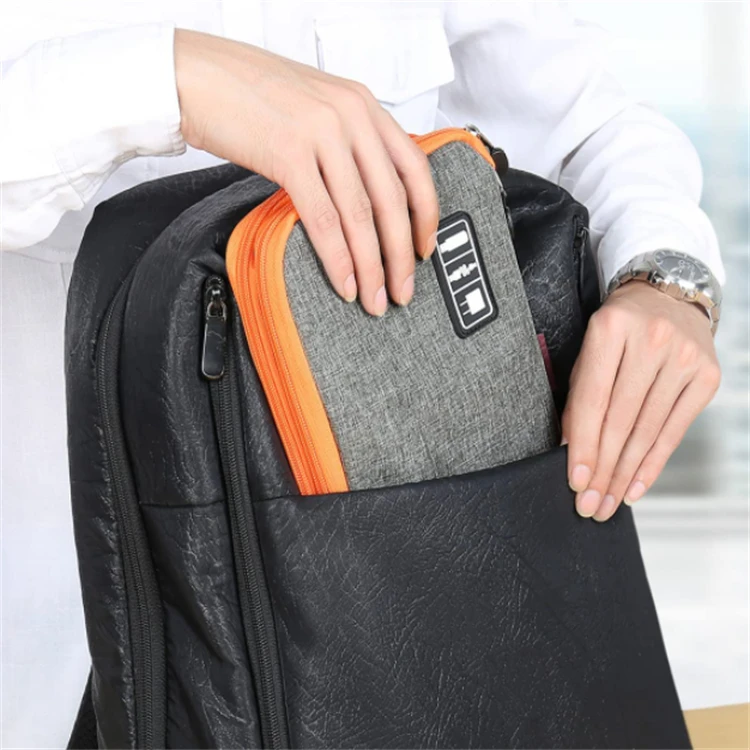 Electronic Accessories Organizer Small Travel Cable Organizer Bag Charger Organizer Case Pouch