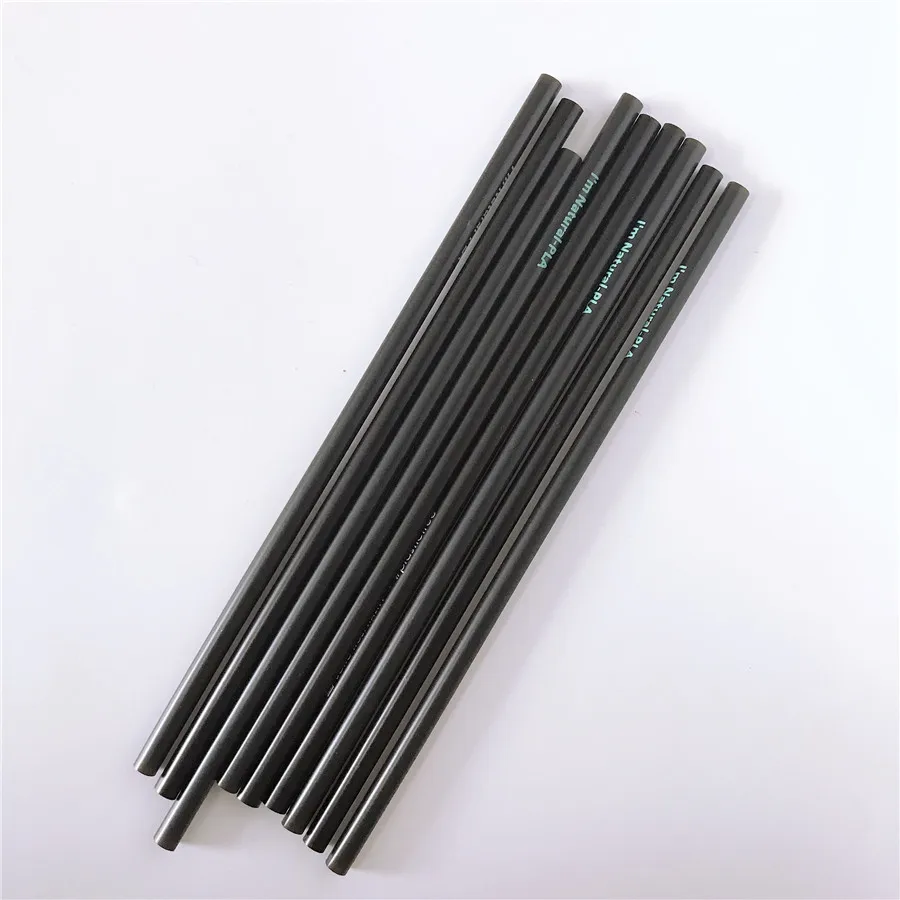 100% Biodegradable PLA Straws No Plastic Corn Starch Straws