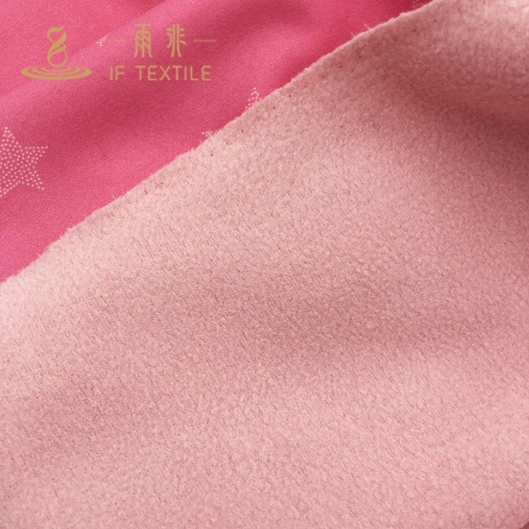 polyester spandex TPU laminated print customised design waterproof breathable outdoor softshell fabric