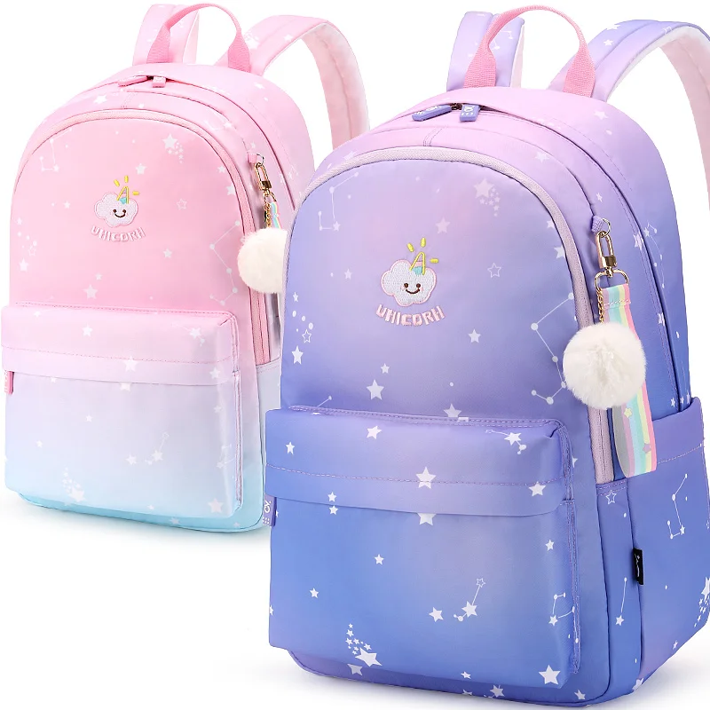 
Unicorn school bag with large capacity backpack school bag 