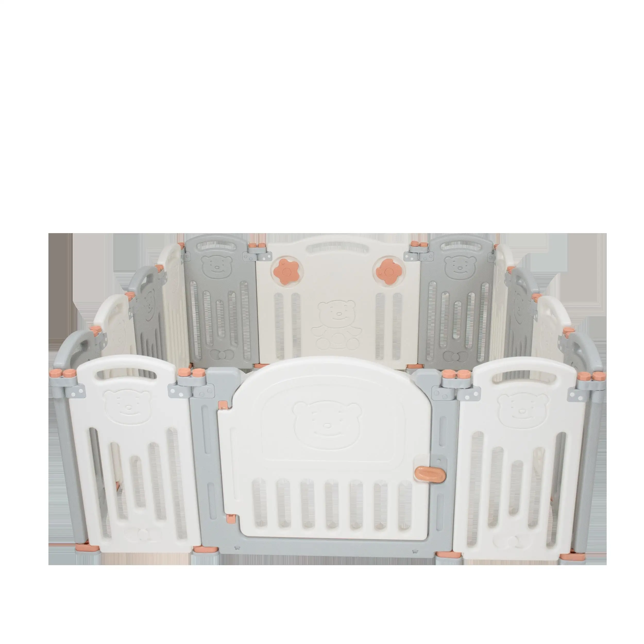 ASTM Certificate multifunctional adjustable fencing indoor child folding fence  12+2 Panels