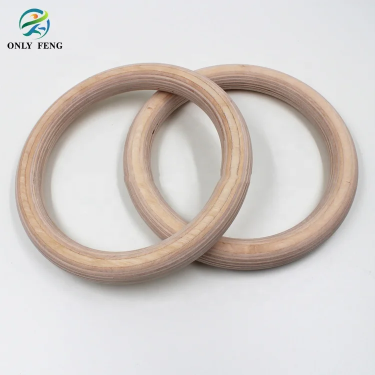 Hot products to sell online Beech Circle Wooden Gym  Rings