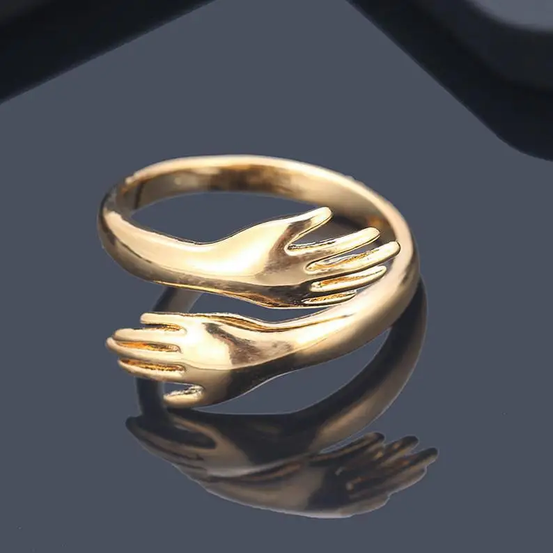 Selling High Quality Romantic Ring Fashion Adjustable Women's Gold and Silver