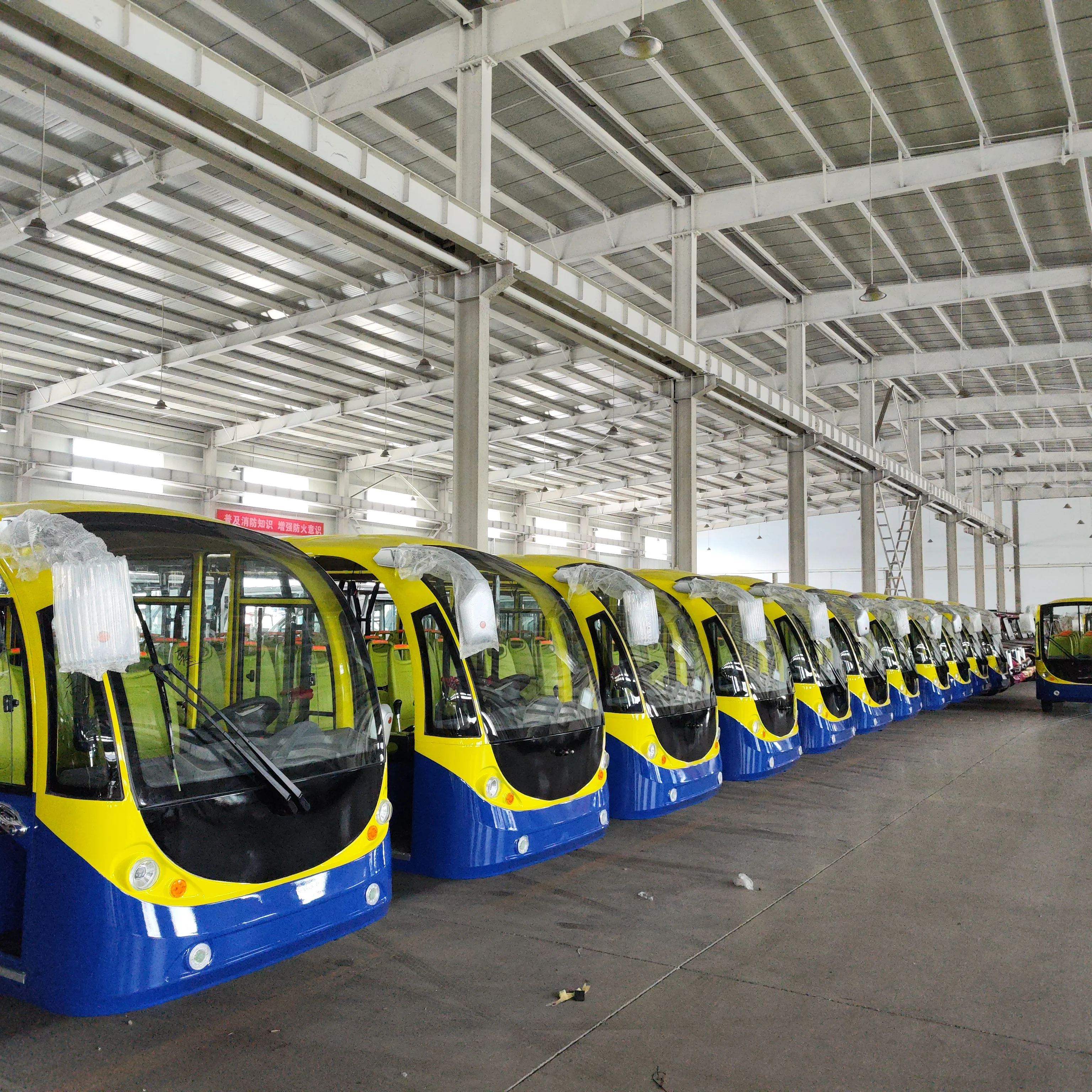 14-Seater Open-Top Sightseeing Car Hotel Scenic Area General New Energy Lithium Battery