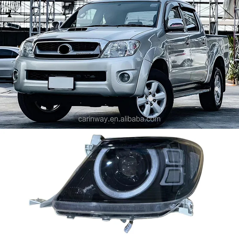 Hot Selling Auto Front Led Headlight Modified Vigo Head Lamp Car Head Lights Front Bumper Lamp For Toyota Hilux Vigo 2008