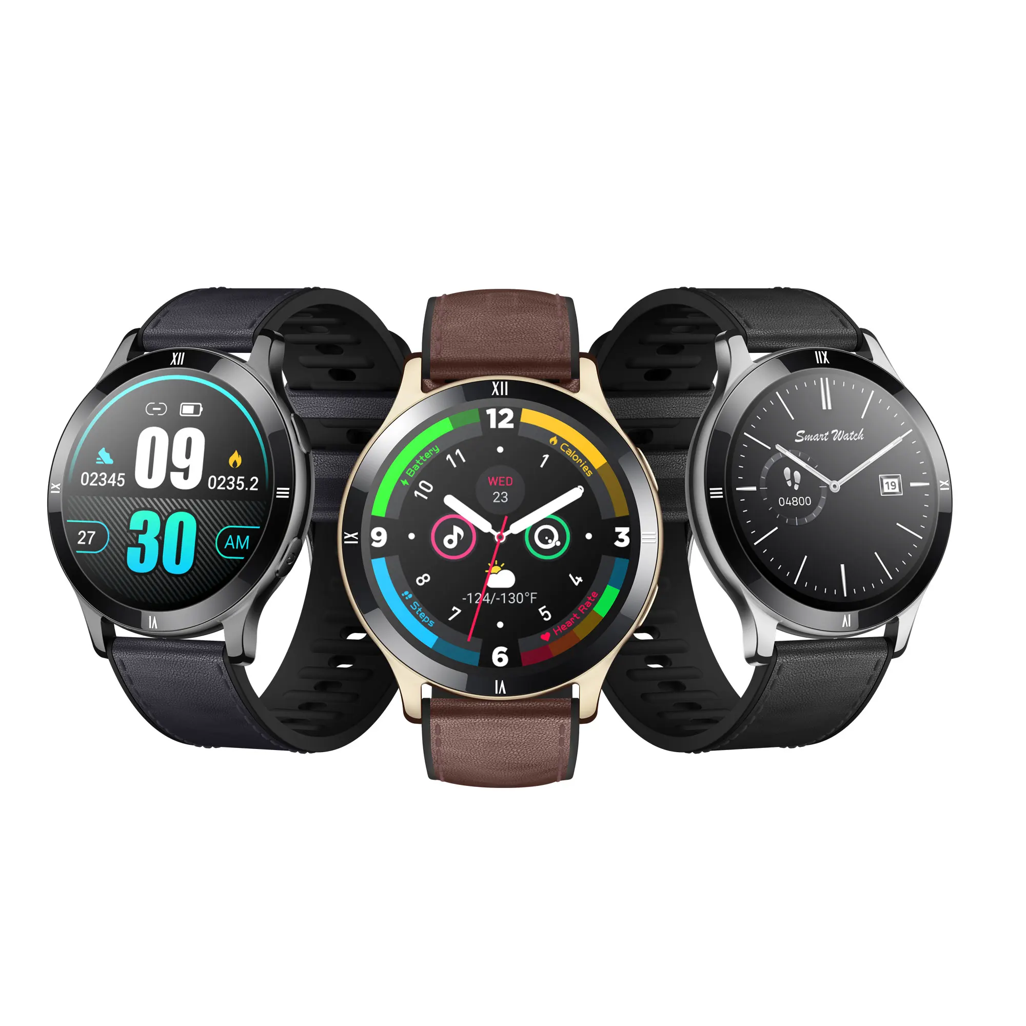 Hottest Seller Sport Smart Watch Couple Watch Blood Pressure CE RoHS FCC Smart Watch with Sleep ECG Breath Training