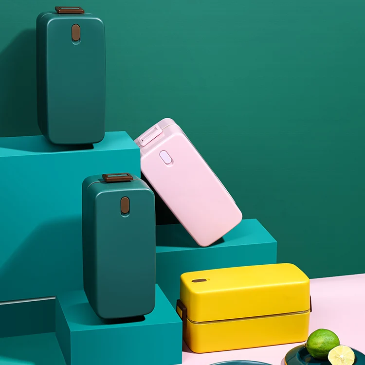 FENGYI Bento Lunch Box Portable Eco-friendly Plastic China with Keep Warm Bag for Kids 1100ml Dinnerware Sets Japan Style 500pcs