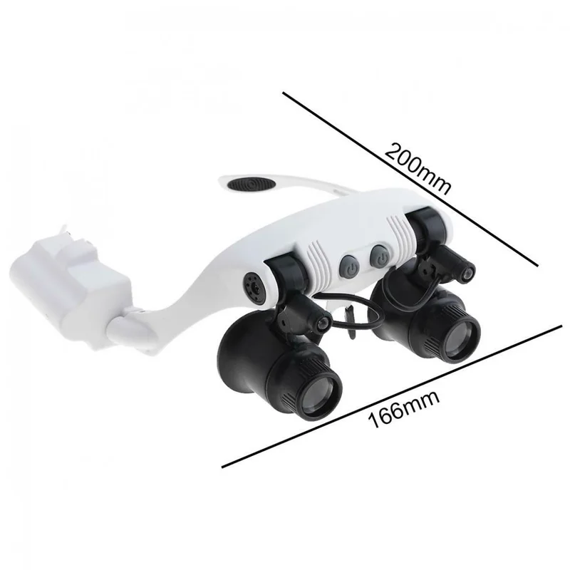 
10x 15x 20x 25x light head magnifying glass 