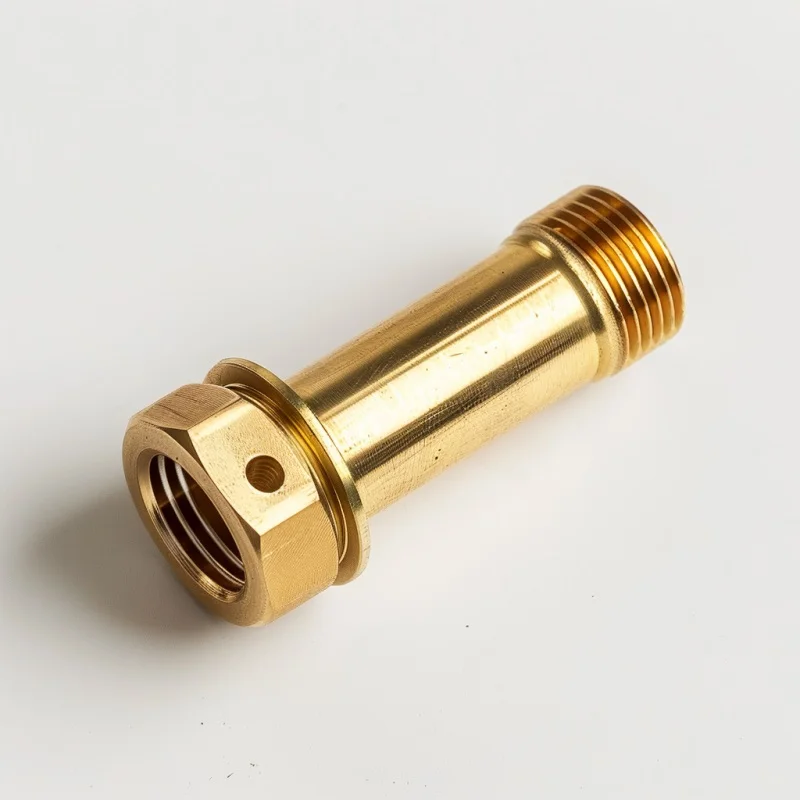 Copper joint processing non-standard custom brass inner and outer wire copper nut joint to drawing custom parts