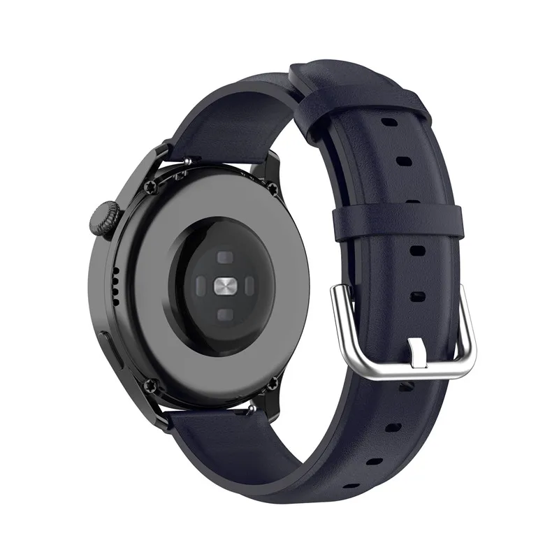 22 20mm Leather Strap for Samsung Galaxy Watch 3 41 45mm Galaxy Watch 42mm Bracelet For Huawei Watch GT2 46mm Replacement Strap