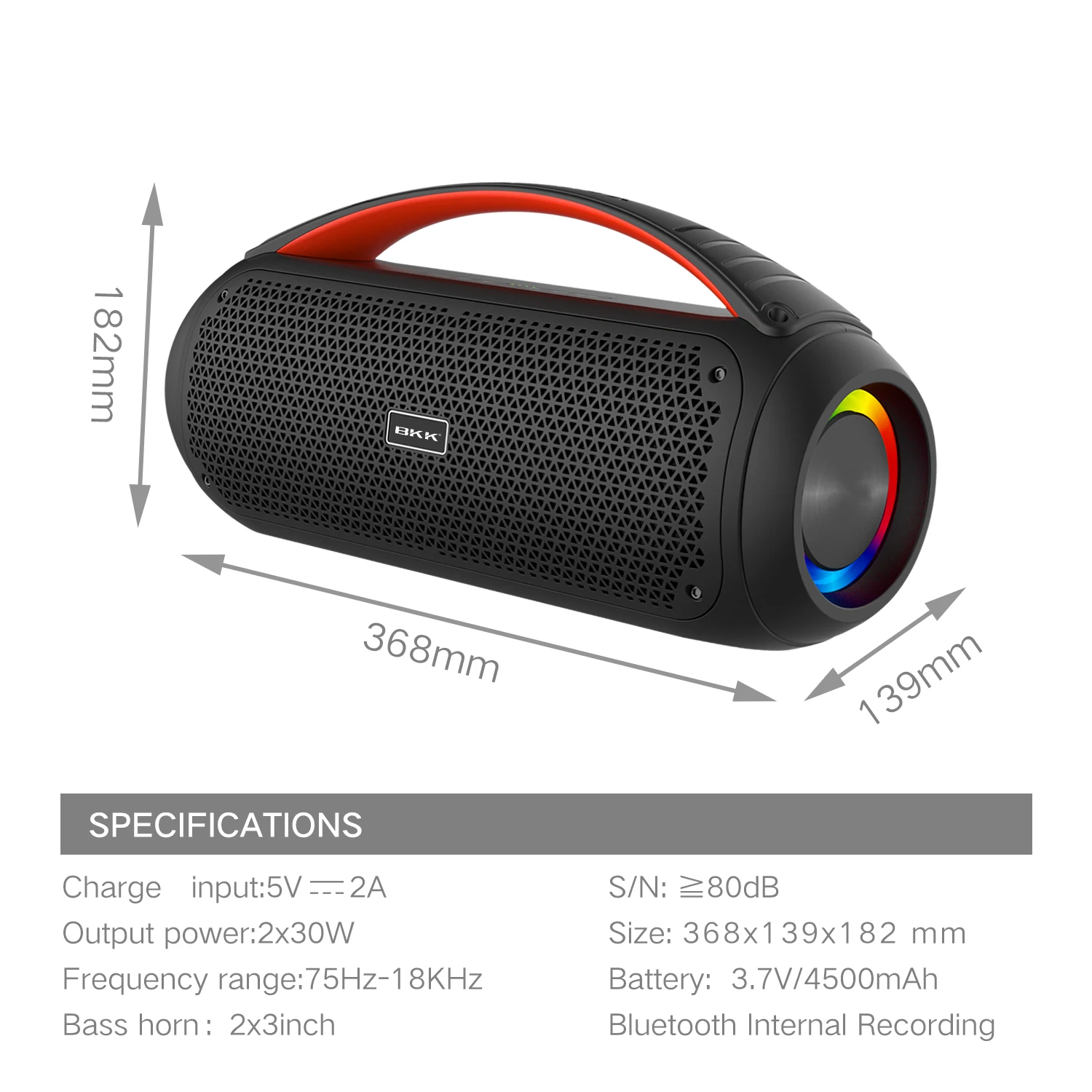 Portable Bluetooth Microphone Speaker outdoor Speaker (B62)