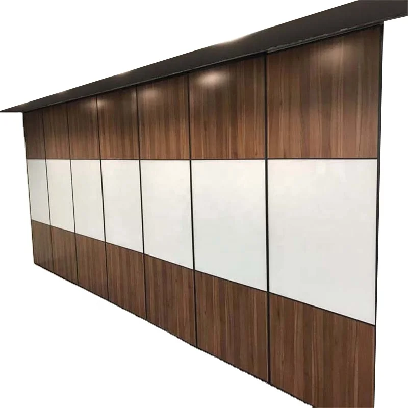 Folding Movable Wall Room Restaurant Aluminum Frame Movable Operable Divider Moving Walls