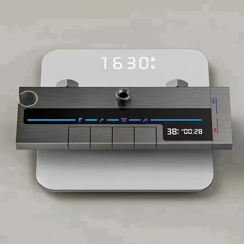 Modern Smart Showers High Pressure Bathroom Shower Faucet Digital Display Intelligent Multi-function Shower Mixer Set System