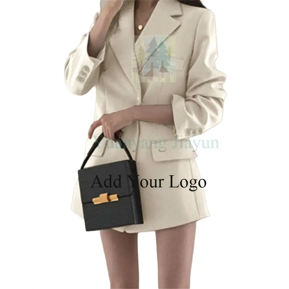 Custom New Plus Size Lady, Suit Coat Outerwear Tops Autumn New Blazers Fashion Office Women Chic Blazer/