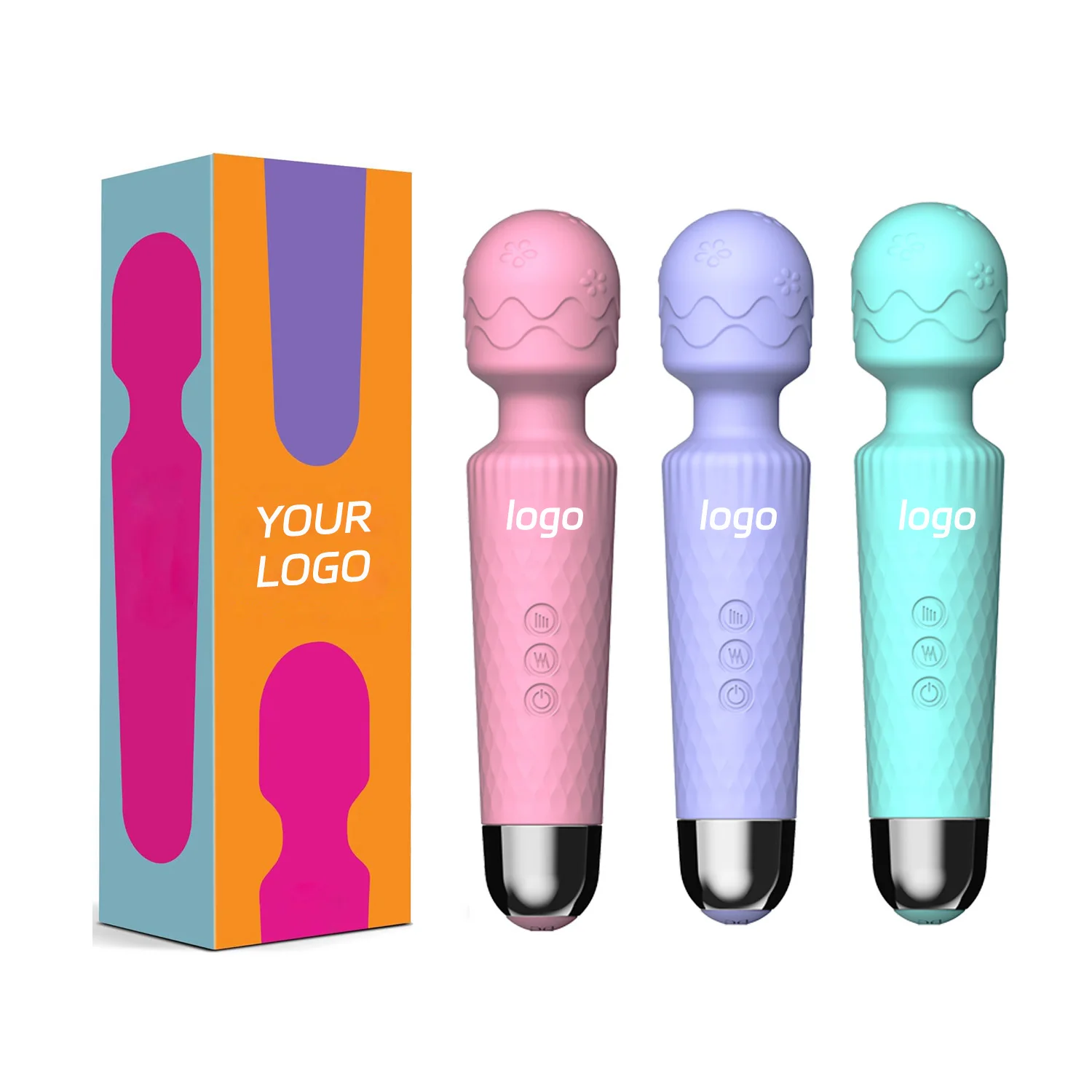 Factory Wholesale High Quality Handheld Vibrator Body Wand Vibrator Amazon Hot Selling Sex Toy Av Wand Massage