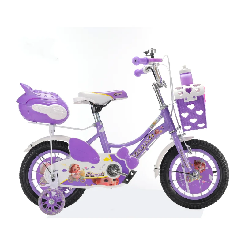 Lovely Princess Kids Bike Lowrider Quad Bikes with Steel Fork Ordinary Pedal & Disc Brake System