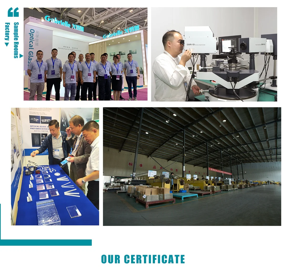 Factory manufacture transparent  H-K9 optical glass materials glass blanks with surface polished