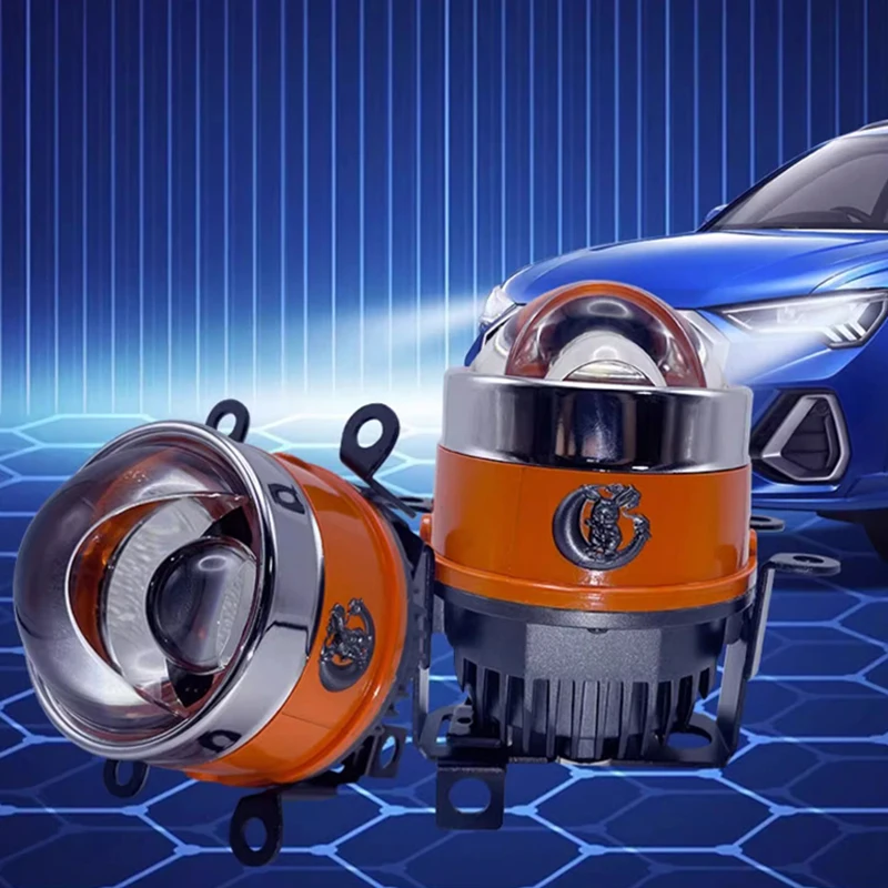 Bi LED laser projector lens foglight led fog/driving lights For Toyota Camry Honda universal foglight for auto lighting system