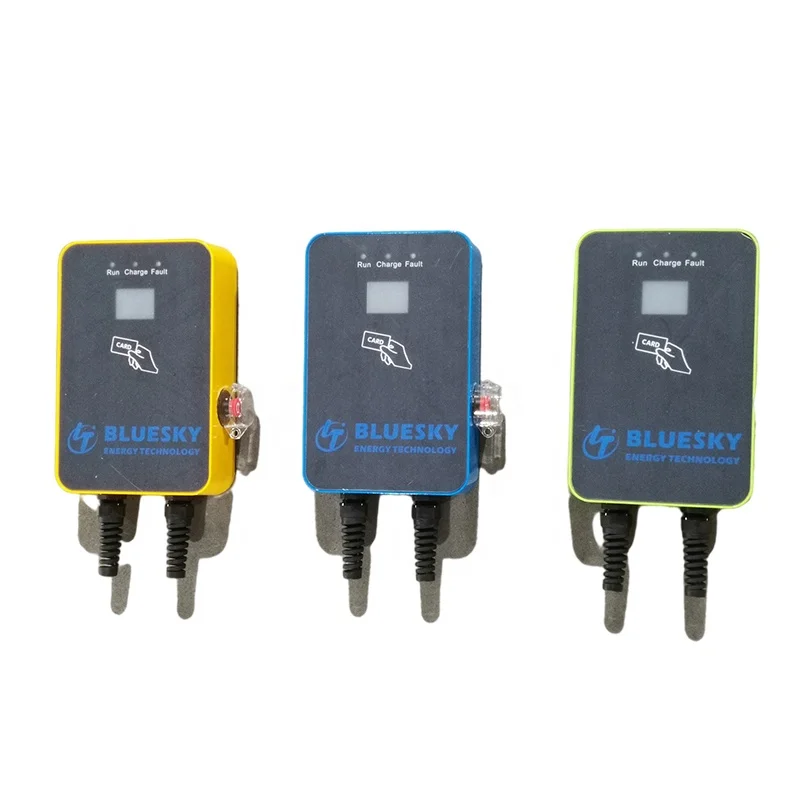 Oulac УФ-гель 3-х фазный генератор с 32A EV зарядное устройство 22KW Тип 2 EVSE OCPP 1 6 Ethernet wallbox AC