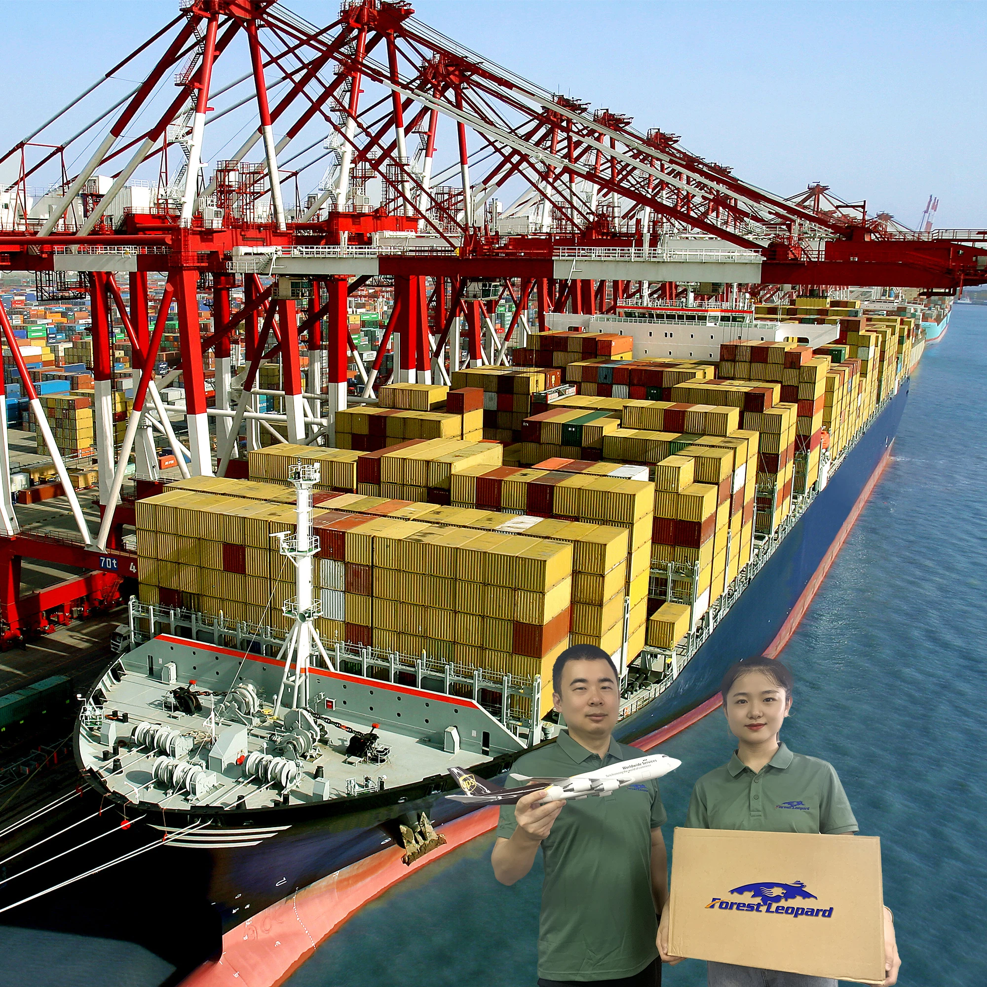 Professional delivery paper bag Ocean Shipping China To USA France Sea Freight Shipping To Door Freight Forward China