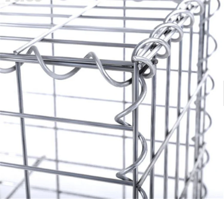 Galvanized gabion box steel wire mesh fence welded retaining wall garden wall gabion basket