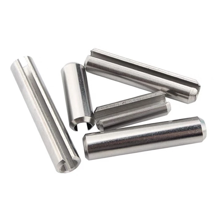 M1.5-M10 Slotted Spring Pins 304 Stainless Steel Slotted Elastic Pin Cylindrical Locking Pin