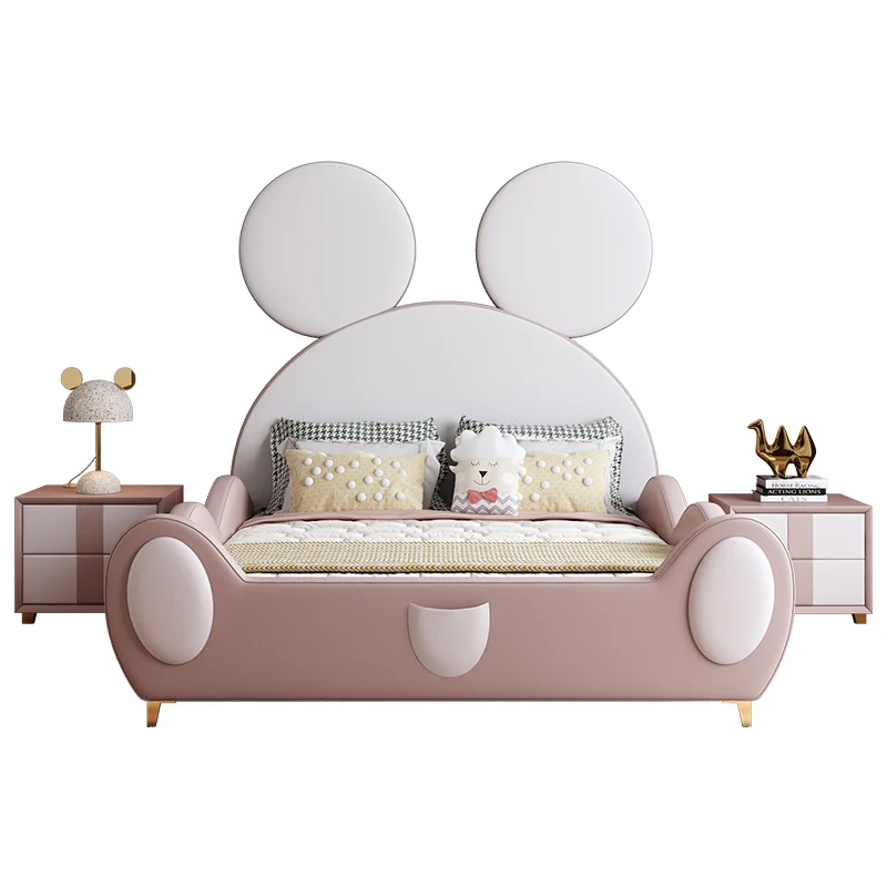 Набор мебели для детской комнаты, детская кровать принцессы slidekid с мультяшным новейшим дизайном, цельная деревянная рамка, детская кровать для девочек