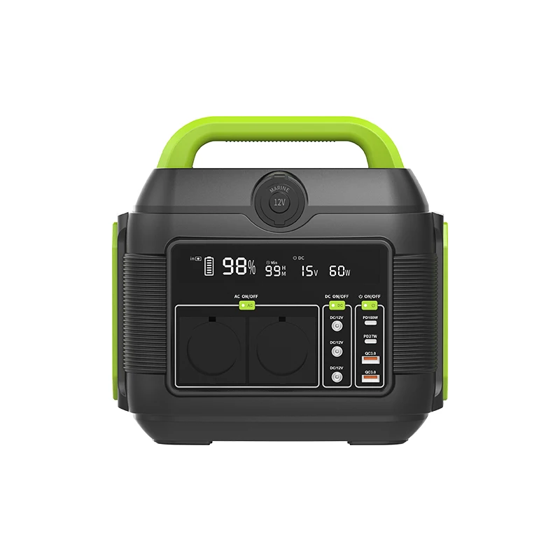 Outdoor Camp Mobile Phone Charging 600w Solar Power Station 1200w Portable Solar Generator Portable Power Station for Sale